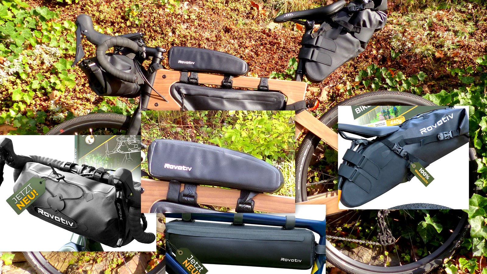 Rovativ Bikepacking Set  alles dabei fr Touren auch hinter der Strae   Berg & Tal